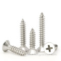 Cross Recessed Steel Self Tapping countersunk Screws